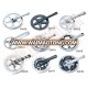 steel bicycle chainwheel and crank